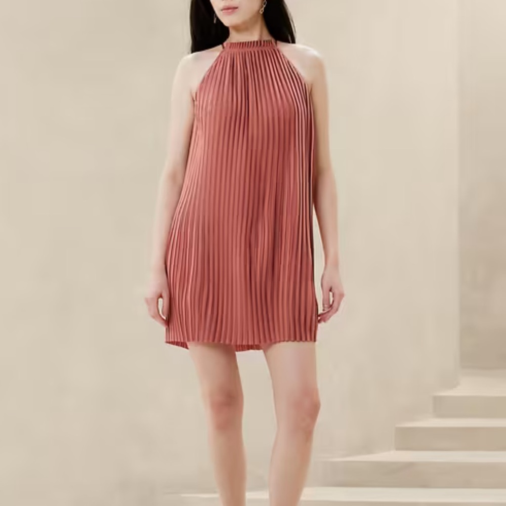 Banana Republic Pleated Mini Dress